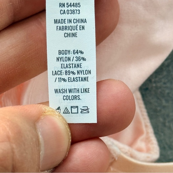 NWT Aerie Real Sunnie Padded Push Up Demi Bra Pale Pink Underwire Size 36D - Picture 10 of 11